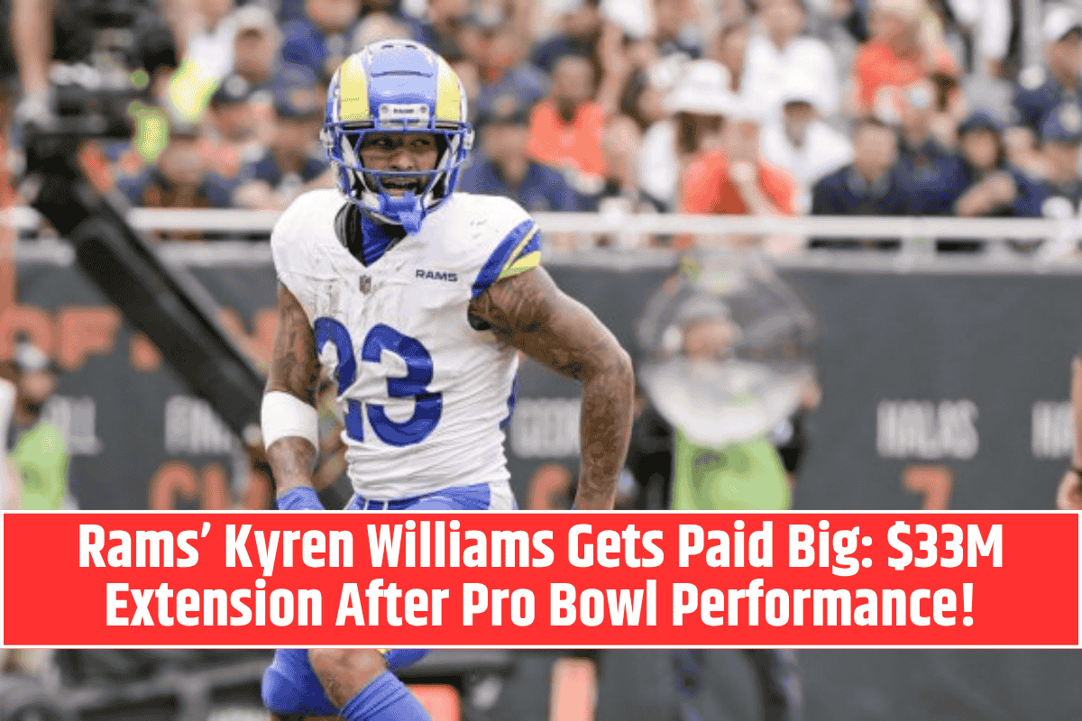 Rams’ Kyren Williams Gets Paid Big: $33M Extension After Pro Bowl Performance!