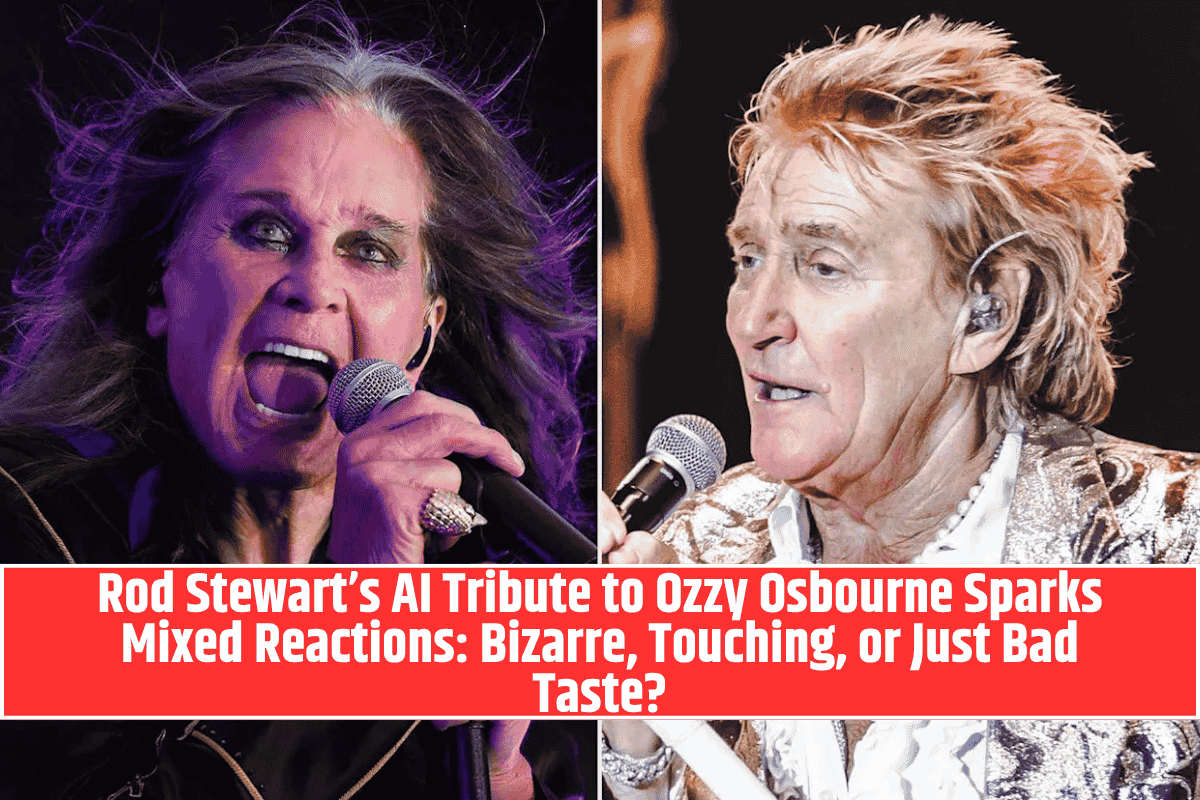 Rod Stewart’s AI Tribute to Ozzy Osbourne Sparks Mixed Reactions: Bizarre, Touching, or Just Bad Taste?