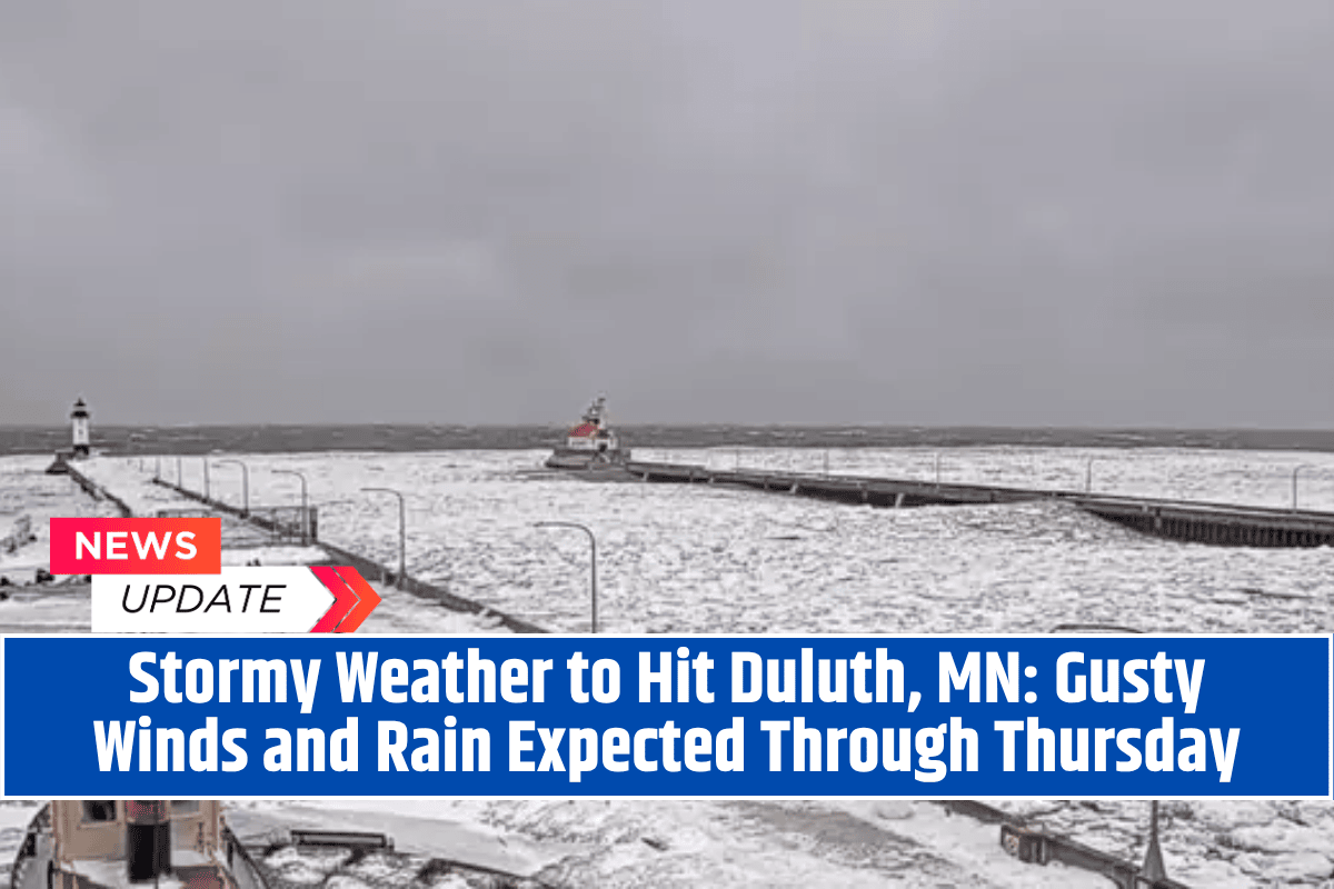 Stormy Weather to Hit Duluth, MN: Gusty Winds and Rain Expected Through Thursday