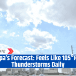 Tampa’s Forecast: Feels Like 105°F and Thunderstorms Daily