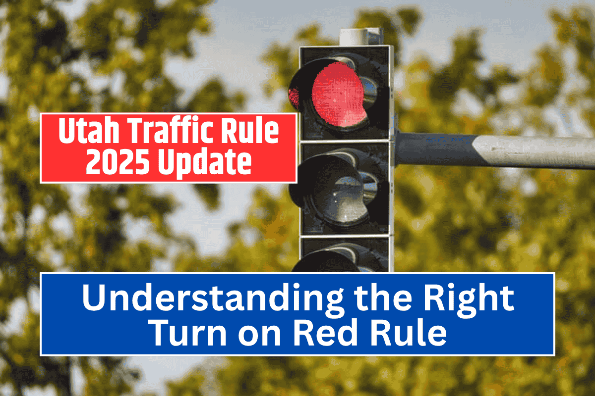 Utah Traffic Rule 2025 Update: Understanding the Right Turn on Red Rule