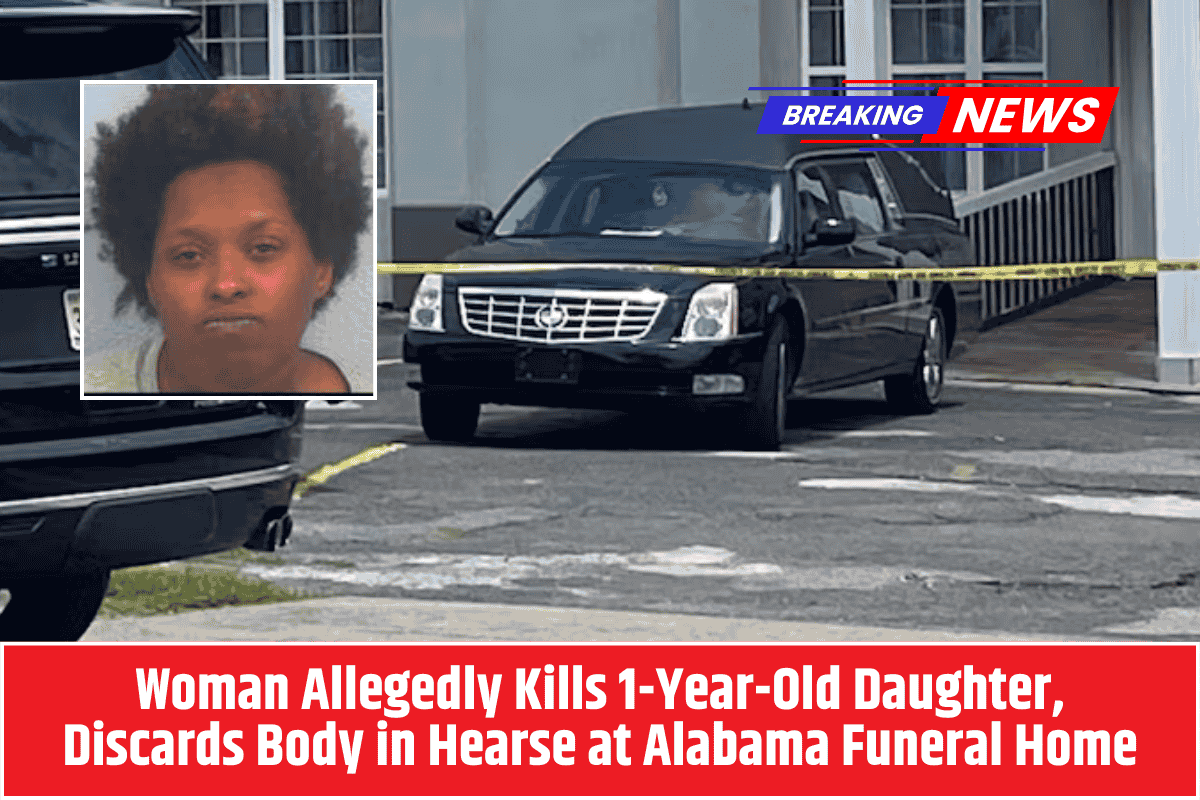 Woman Allegedly Kills 1-Year-Old Daughter, Discards Body in Hearse at Alabama Funeral Home